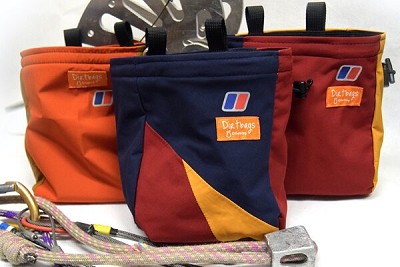 Rehaused by Dirtbags chalk bags  © Berghaus