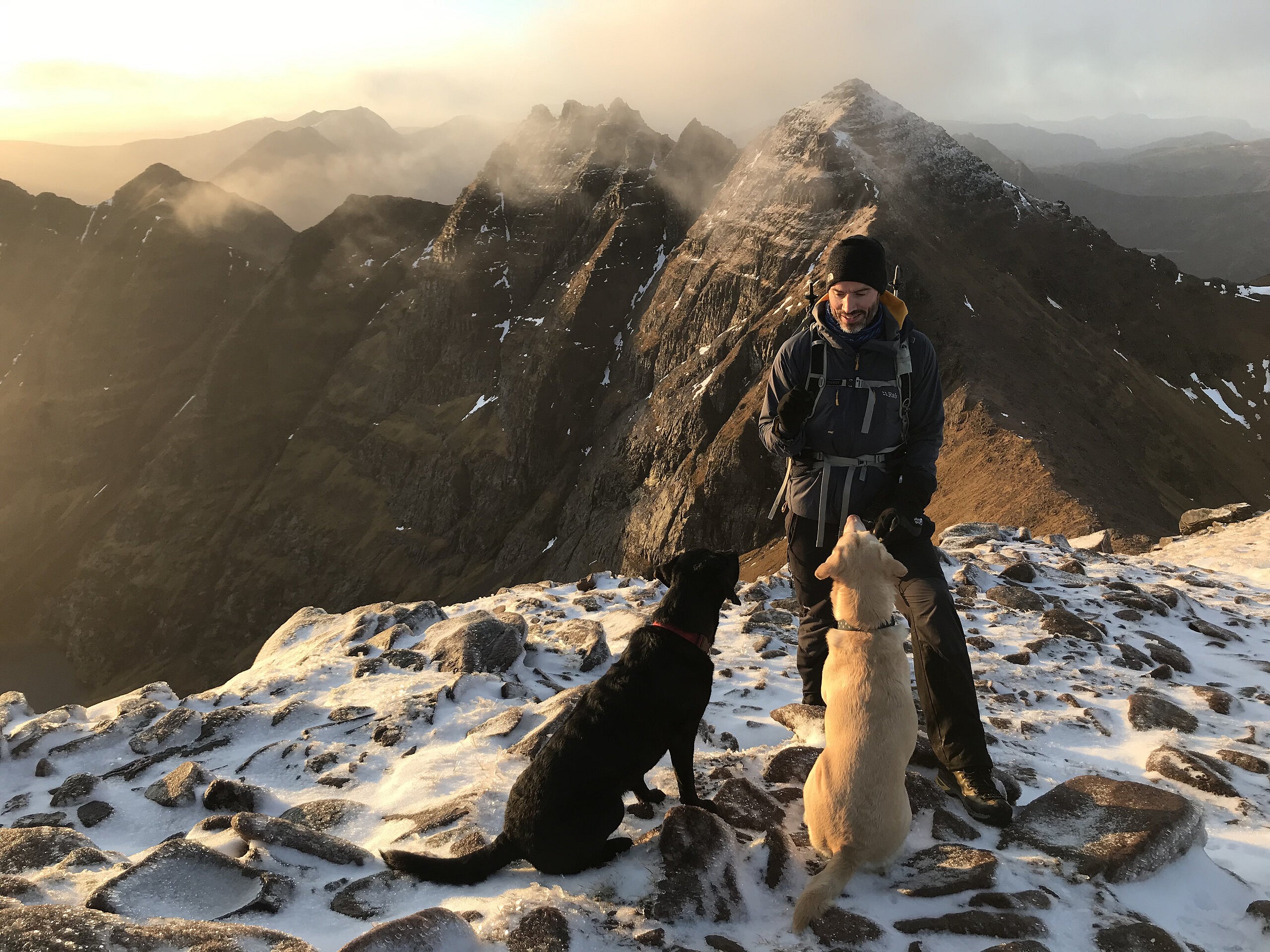 On the first peak on An Teallach.  © Andrew Cotter