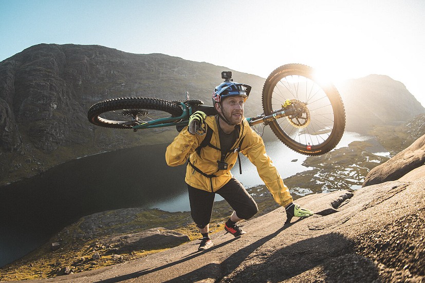 Danny MacAskill: trials rider with an eye for steep, rocky descents.  © Dave Mackison