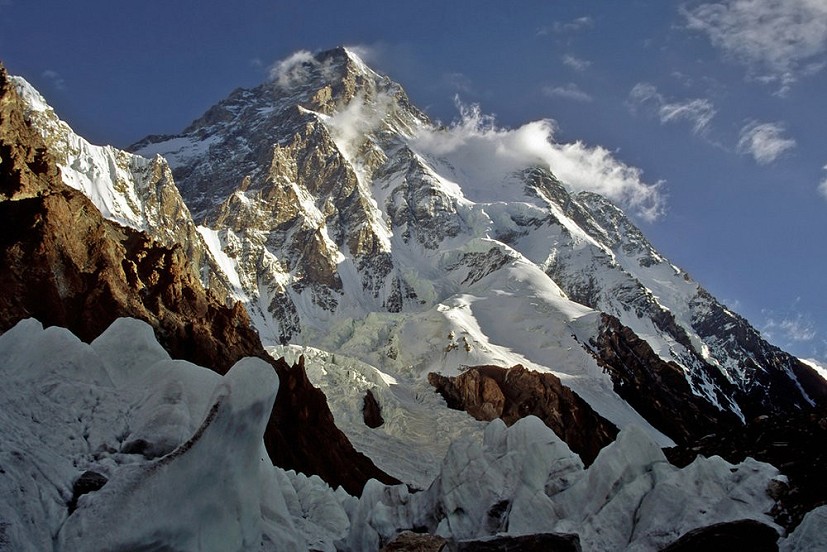 Numbers are rising on K2 as the world's second-highest mountain gains popularity.   © UKC