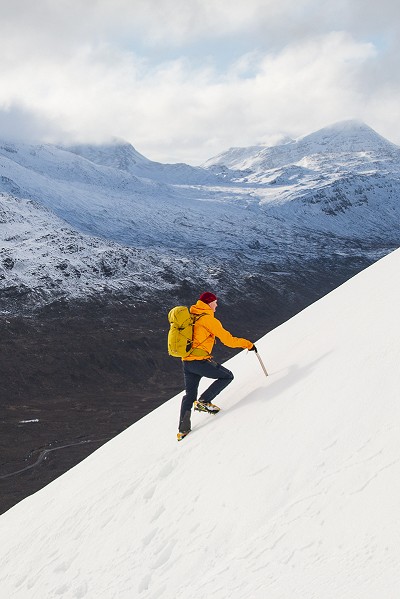 Giving the Raven Pro a workout on Beinn Eighe  © Dan Bailey