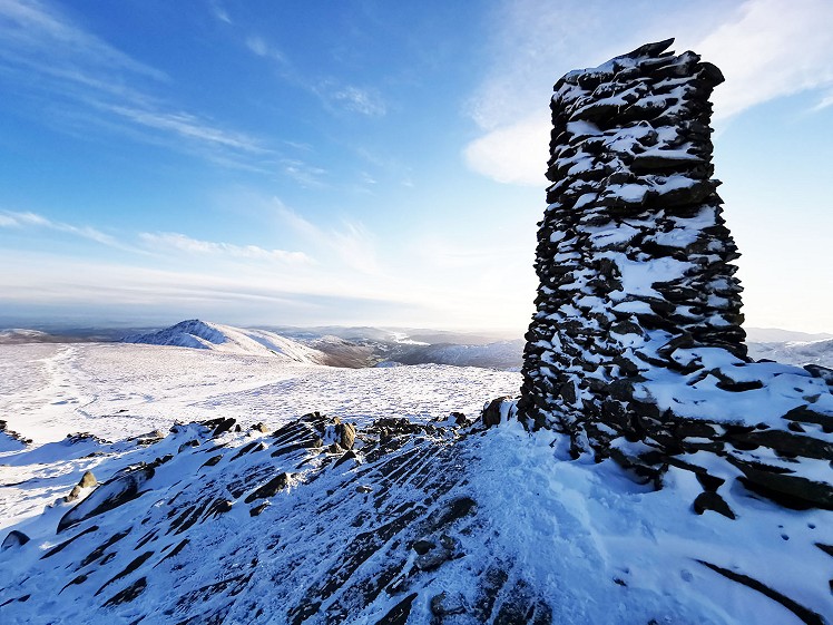 The Beacon that marks the summit of Thornthwaite Crag  © GrahamUney