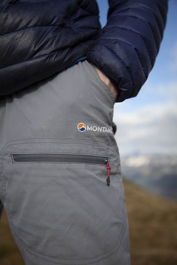 The thigh pocket is awkwardly shaped, as such I found myself using it less  © UKC Gear