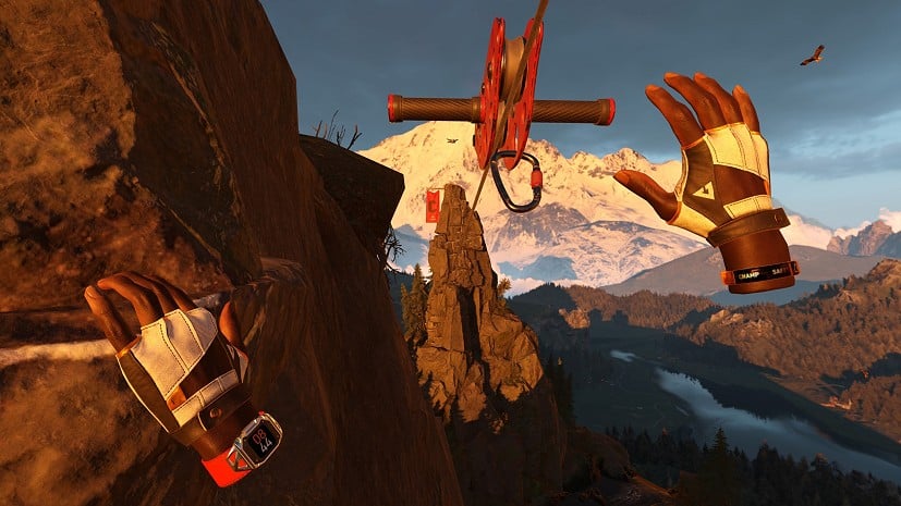 The Climb: Alps gameplay.  © Oculus/The Climb