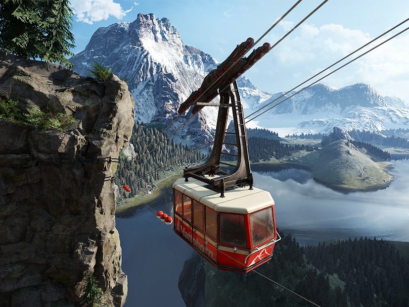 Cablecar in The Alps.  © Oculus/The Climb