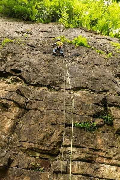 Mark Glaister on No Musketeers, HVS 5a  © Mark Glaister Collection