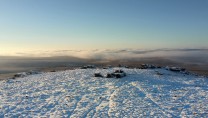 View from Fur tor Dartmoor Winter 2020