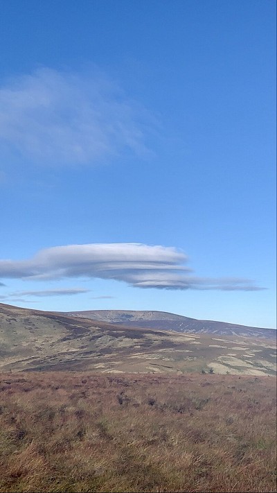 Lenticular Cloud over Cheviot.   © Removed User