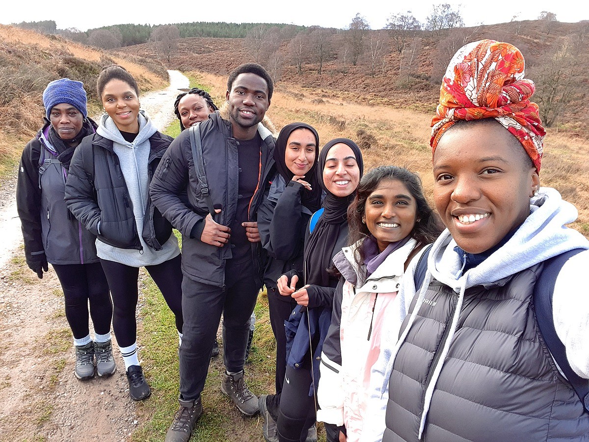 A Steppers group in Cannock Chase   © Cherelle Harding