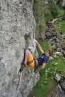 Owain with a cheeky knee bar down at the Gill back in summer.