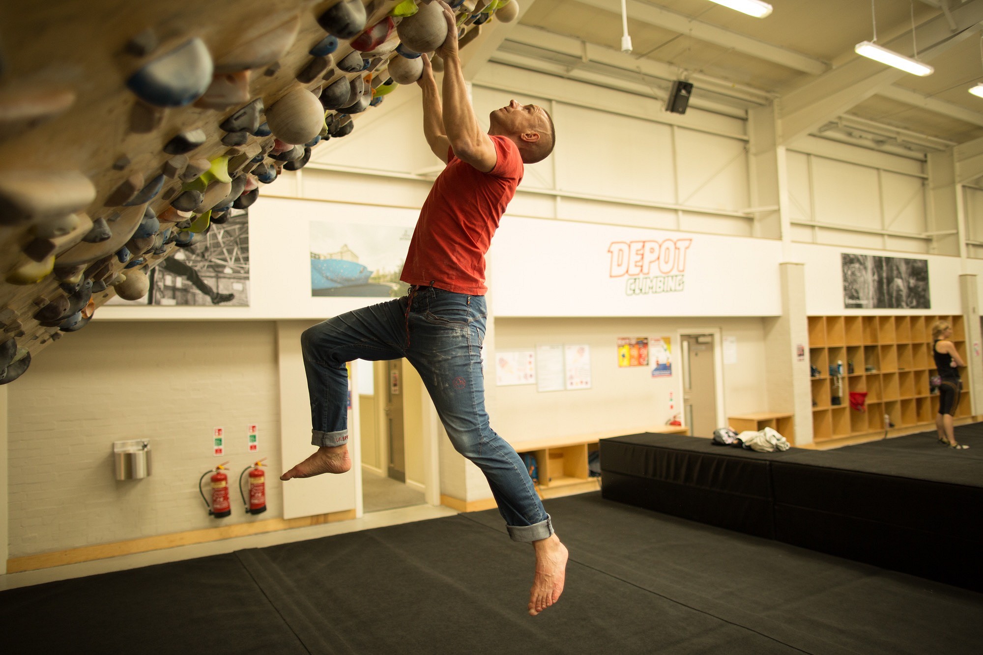 Foot-off bouldering provides a great way to shock the system and focus on pure upper-body power.  © Nick Brown - UKC