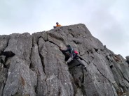 Glenn on the excellent traverse of Pointless