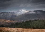 Snow Capped Carnedd Llewelyn from Siabod