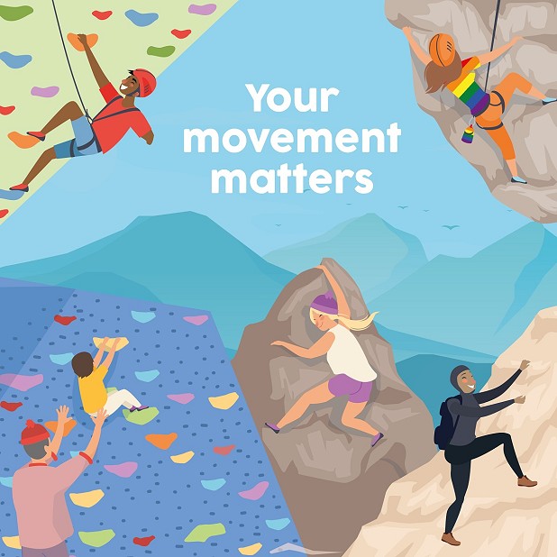 Your Movement Matters climbing  © Your Movement Matters