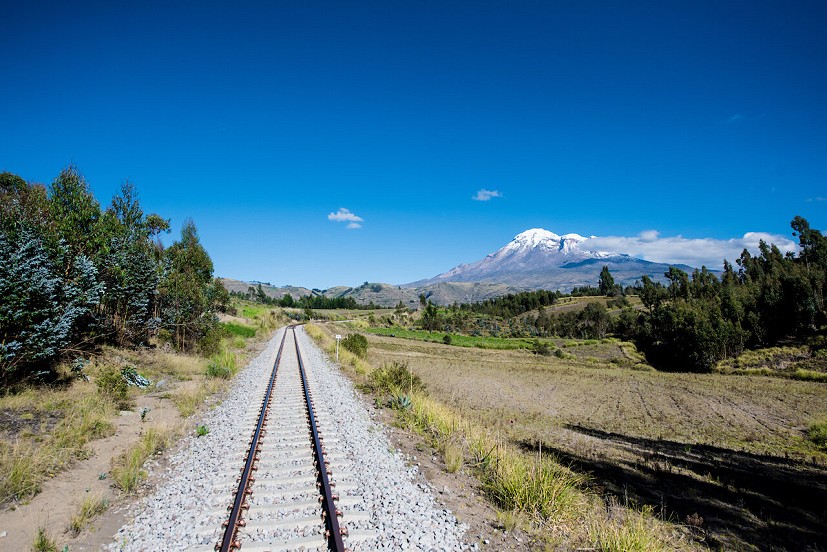 Train tracks leading to Chimborazo.  © Joshua Paul Akers