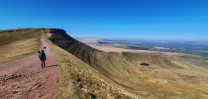 The Pen is mightier than the Corn - The view of Corn Du from Pen y Fan