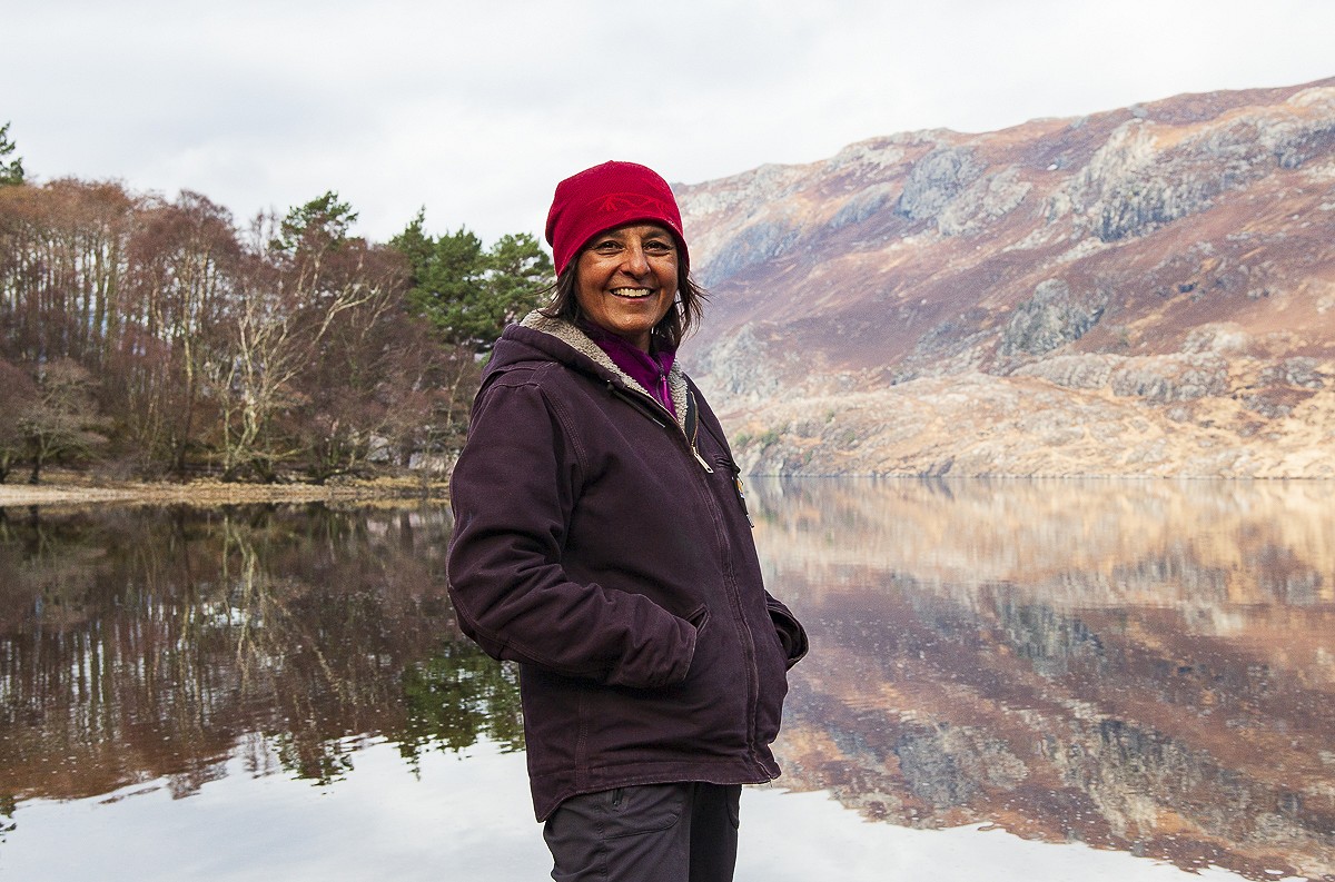Pammy Johal at Loch Maree  © Dan Bailey