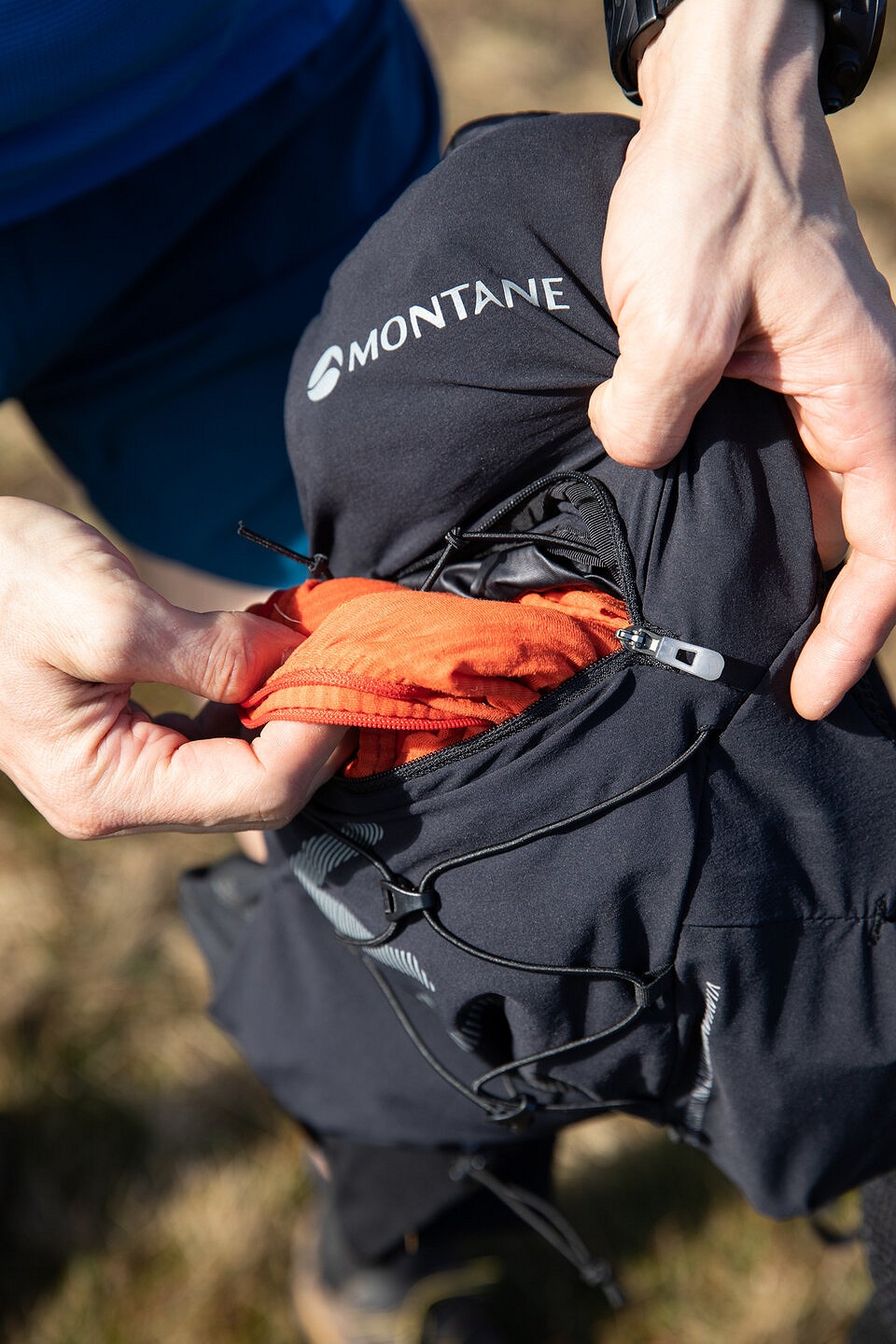 The big bottom pocket is ideal for spare layers and other items you don't need immediate access to  © UKC Gear