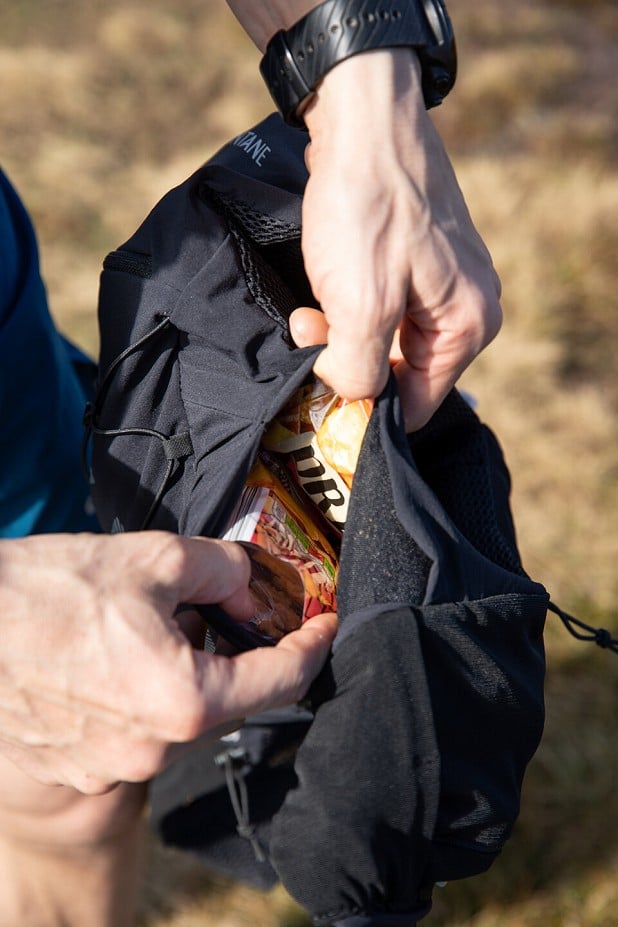 The side pockets are ideal for quick access items such as food, hats and gloves  © UKC Gear