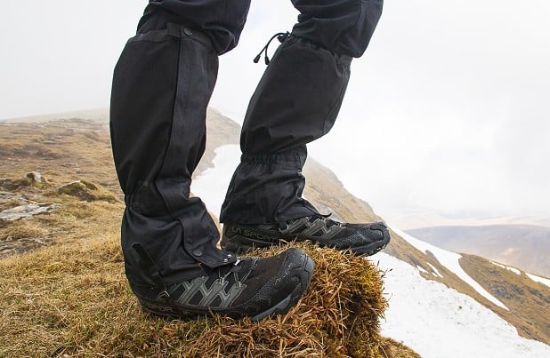 Embracing baggy knees in the Cairngorm Gaiter - useful on Fionn Bheinn, a hill that's half mud  © Dan Bailey