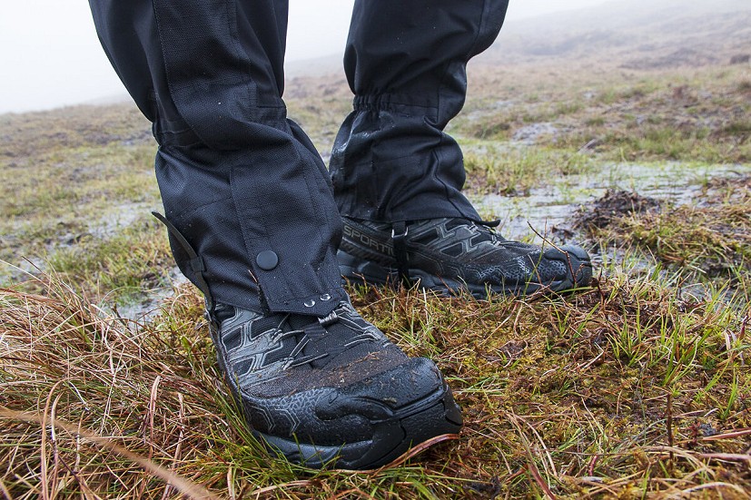 Gaiters might look geeky, but there's nobody up there to impress anyway -photo Dan Bailey  © Dan Bailey
