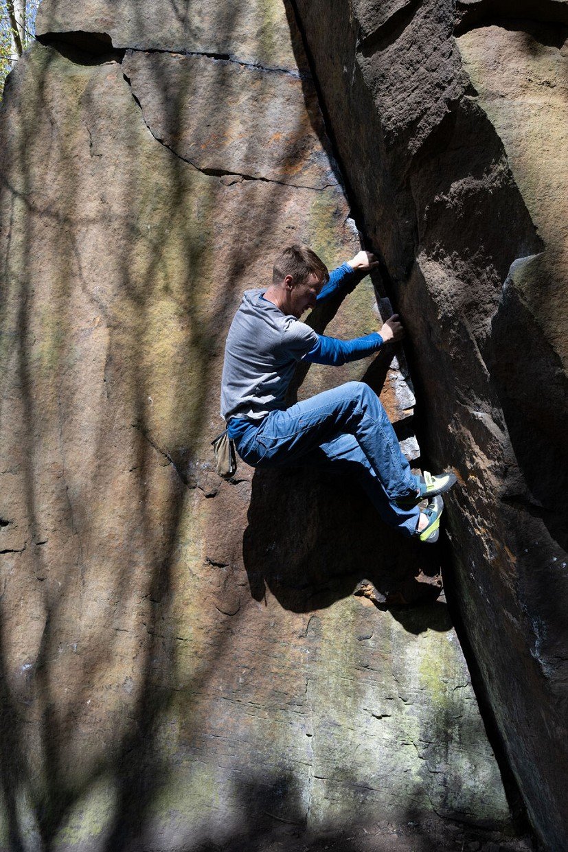 The Mania Jeans look just like a regular pair of jeans, although slightly baggier.  © UKC Gear