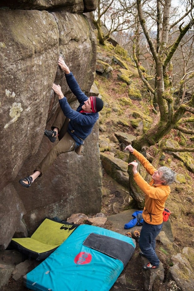 They're stretchy enough for pretty much everything and warm for bouldering in colder temperatures  © UKC Gear