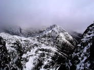 A snowy looking Skye Ridge in April