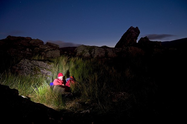 A comfy, starlit night on Helm Crag  © Ronald Turnbull
