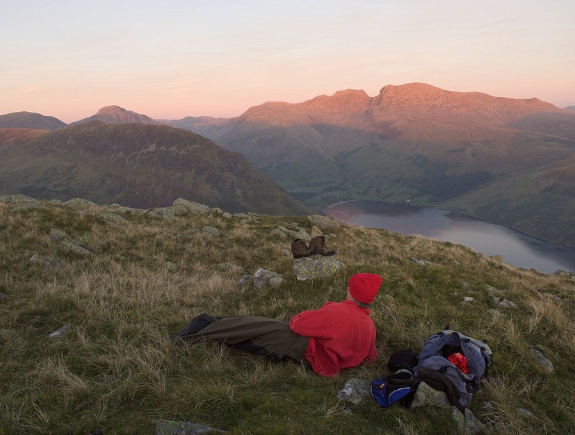 You get a better view from a bivvy than a tent - Middle Fell, Wasdale  © Ronald Turnbull