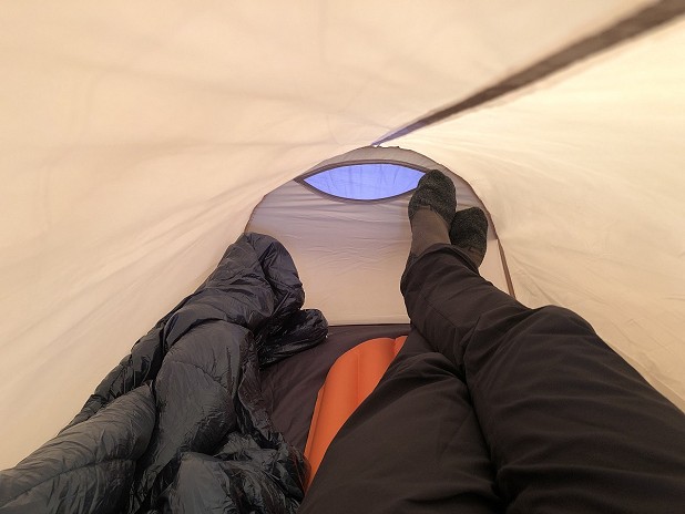 For a bivvy, it's very spacious  © Dan Bailey