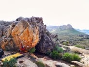 Orange Heart in Rocklands, South Africa