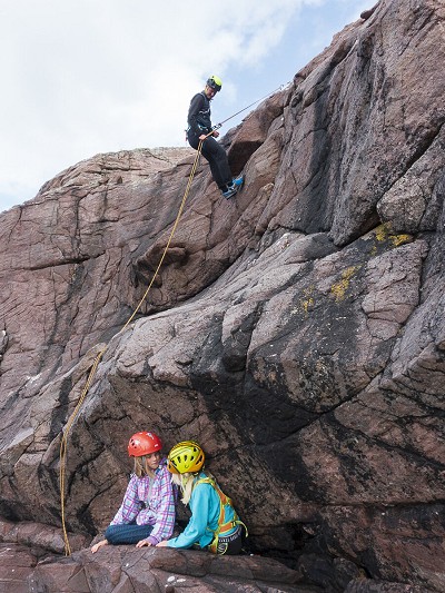 For family crag days you might not bother with rock shoes  © Pegs Bailey