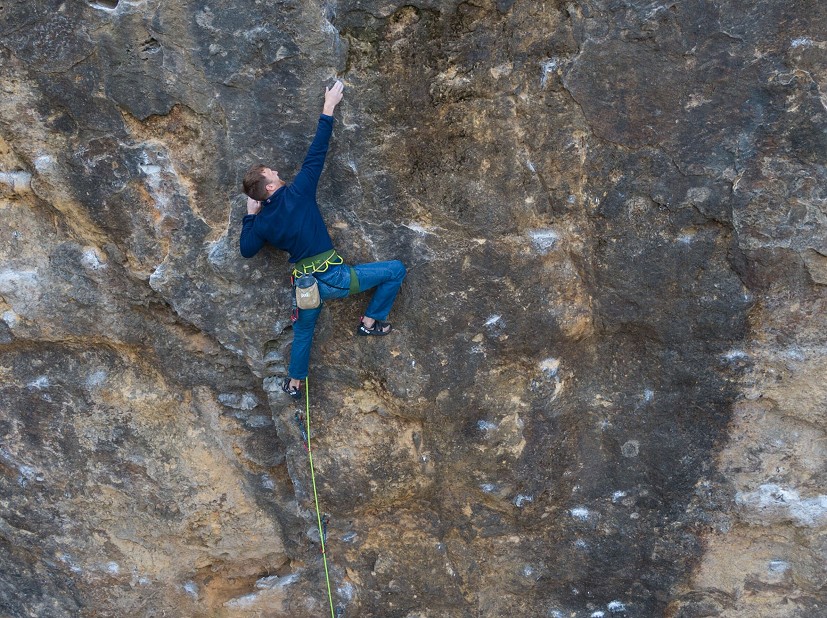 Ample stiffness for climbing limestone routes although not enough downturn for steeper climbing  © UKC Gear
