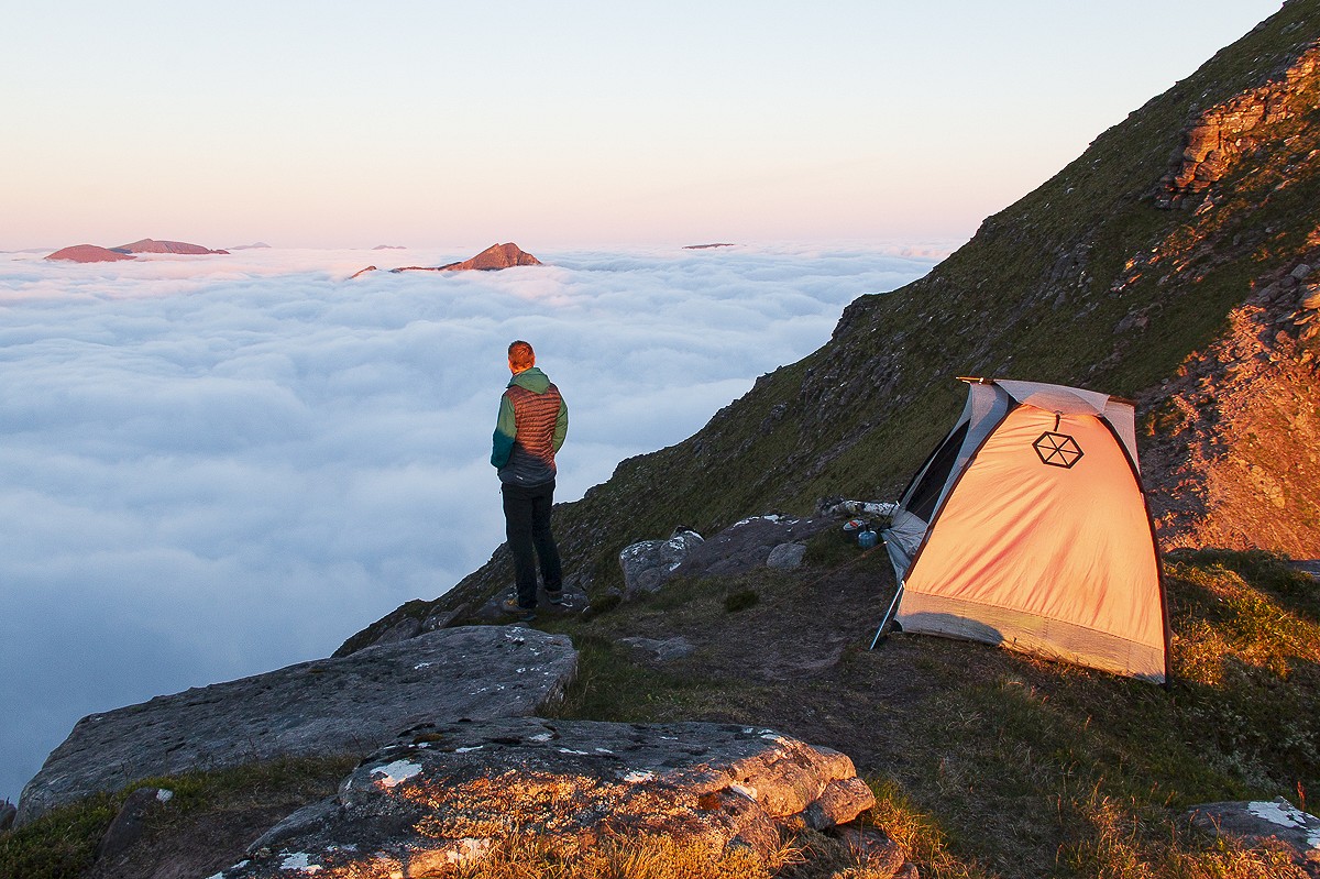 It's not quite the alps, but the Samaya 2.0 is well up for summit camps in the UK too  © Dan Bailey