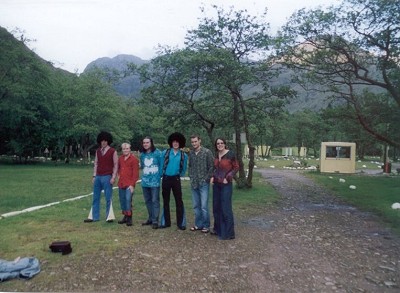 Expo & Travel, University of Plymouth - some of us ready to go climbing, summer 2001