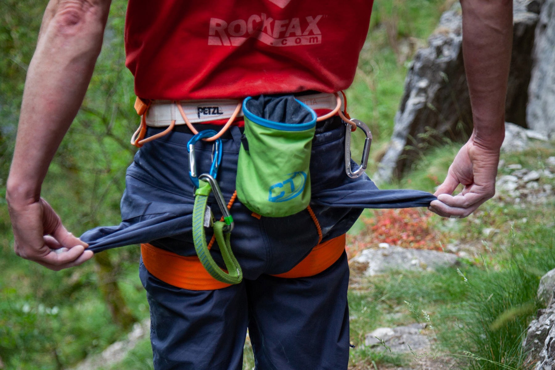 Curiously huge back pockets that can flap out.  © UKC Gear