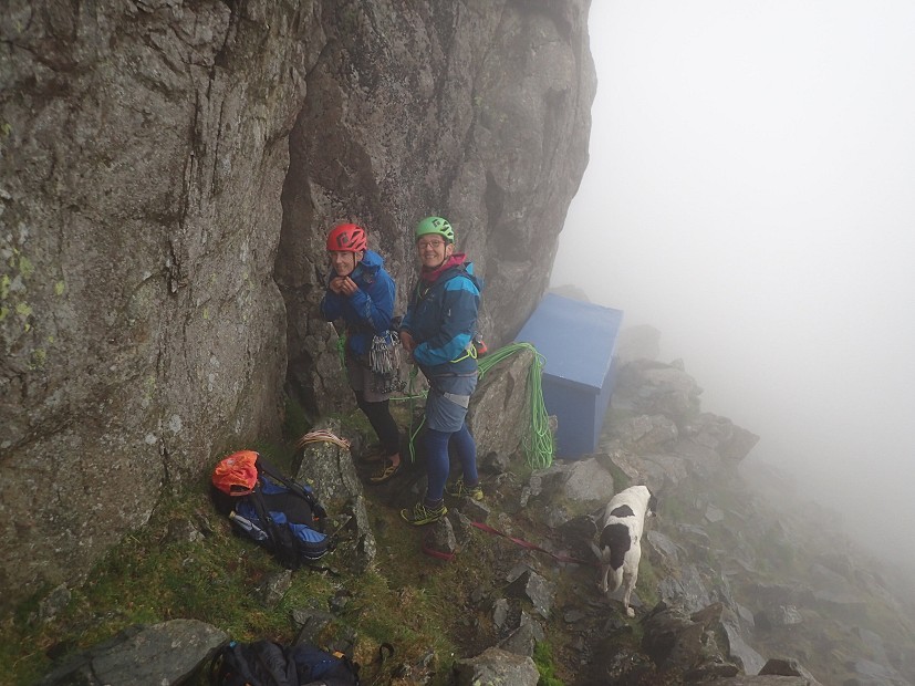 A wet Murray's Route, S 4a, Dow crag  © Julie Carter Collection