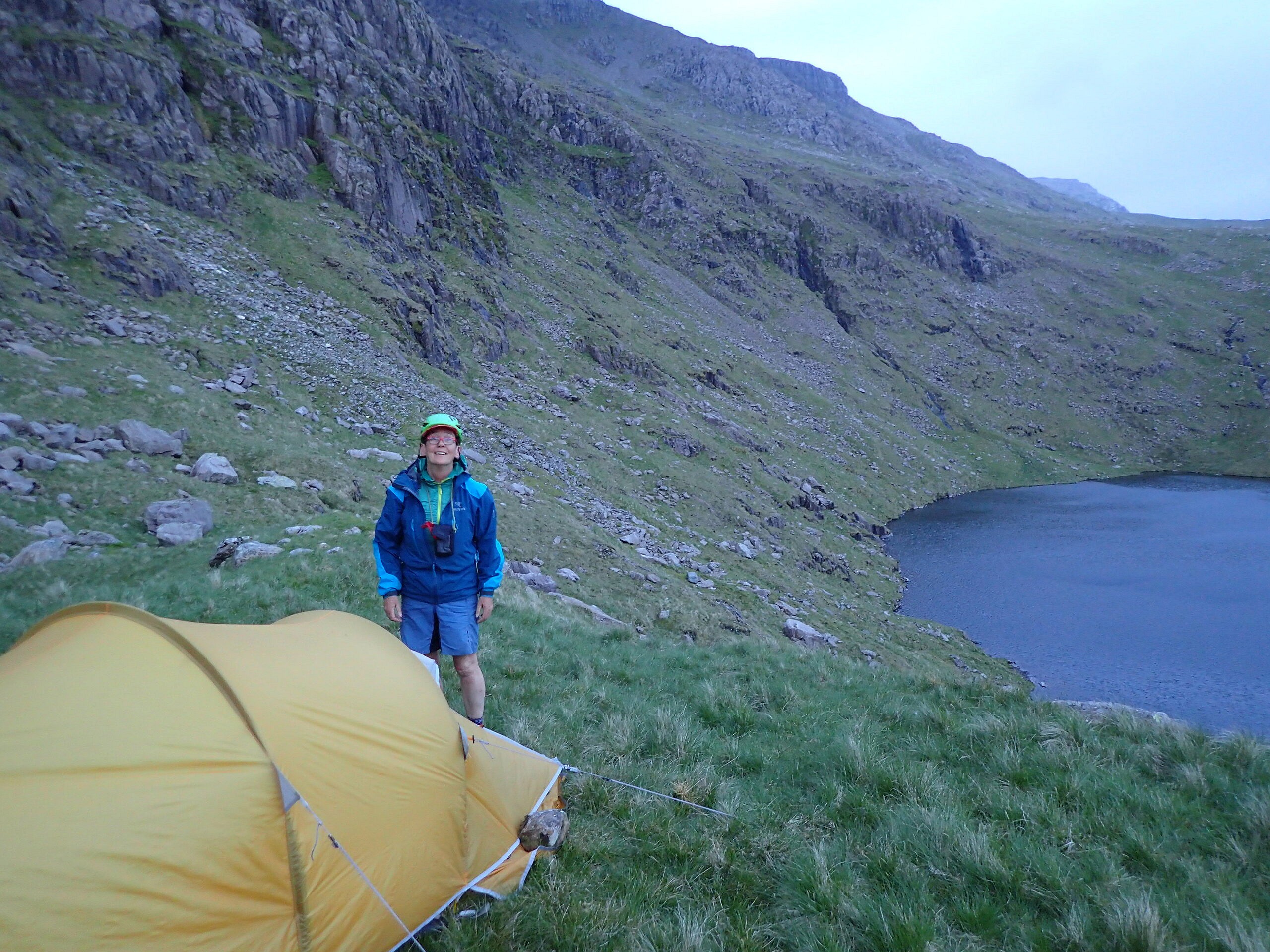 Arriving at Camp One, Angle Tarn, 9pm  © Julie Carter Collection