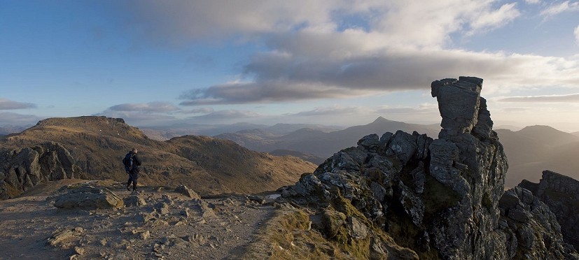 If you're crowd-averse then out of hours will be the time to visit popular hills like The Cobbler  © Ronald Turnbull