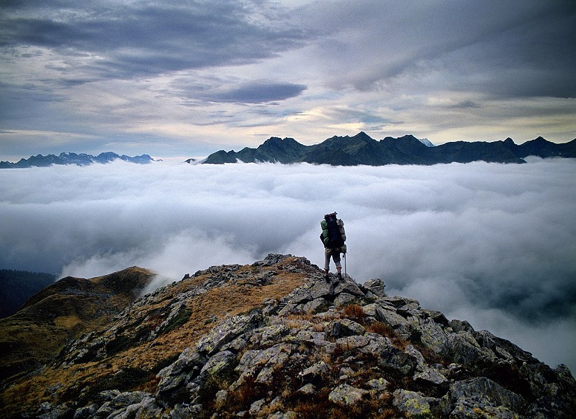 Above the clouds, and living in a world apart - October in the Italian Alps  © Andrew Terrill