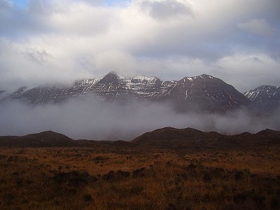 Castles in the sky - Liathach from the Ling Hut  © Treebeard