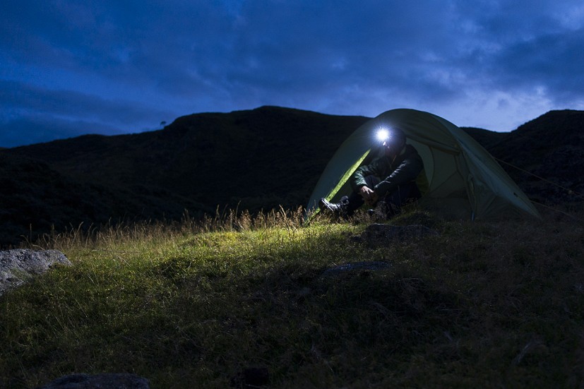 A mercifully midge-free dusk in Mid Wales, but with all that mesh it did get cold  © Dan Bailey