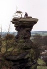 On Peakstone Rock - one of Staffordshire's most sought after summits