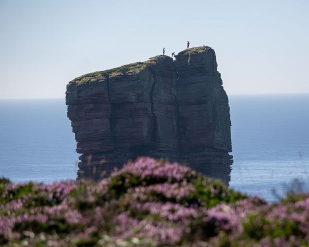 On top of the Old Man of Hoy.  © Rosie Bannerman