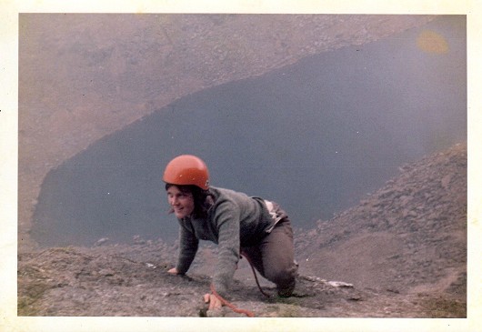 Jane Owen (now McNab) looking composed on the slab, Pitch 5. Back in the day - 1972.  © Dave Atkinson27