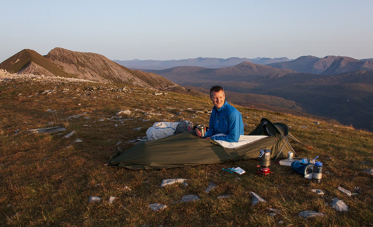 With a bivvy bag, you're right out in the elements - for good or bad  © Dan Bailey