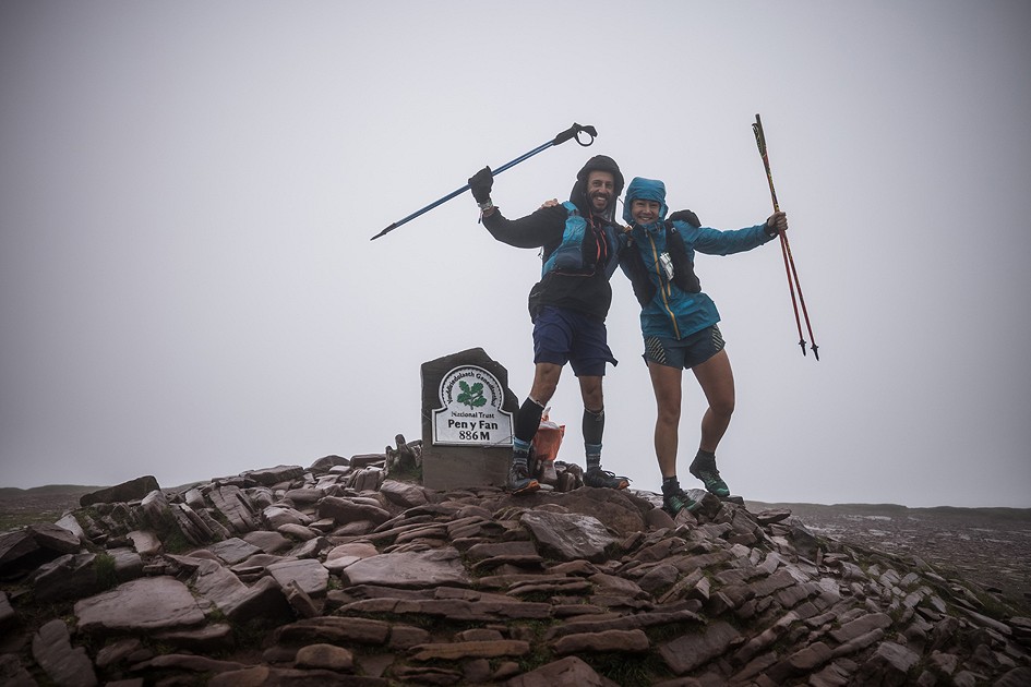 High spirits on the summit of Pen y Fan  © No Limits Photography