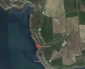 Google maps of Eustace beach between Chapman's pool and St.Aldhelms head.