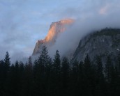 Suns last kiss - Half Dome, Yosemite